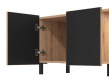 TV stolek Nibiru 160cm - dub artisan/černá