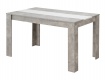 Jídelní stůl George - beton/bílá