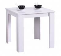 Jídelní stůl Albert 80x80cm - bílý