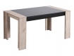 Jídelní stůl Robert 155x90cm - dub šedý/černá