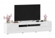 TV stolek 180cm Drax - bílý lesk
