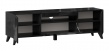 TV stolek s nohami 150cm Drax - černý lesk