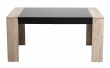 Jídelní stůl Vivo - dub šedý/černá
