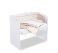 Dětská postýlka k posteli 50x90cm Pure - bílá