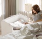 Dětská postýlka k posteli 50x90cm Pure - bílá