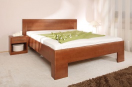 Masivní postel s úložným prostorem Varezza 7 - 160/180 x 200cm - výběr odstínů
