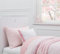 Set ložního prádla Happiness 100x150cm - růžová/bílá