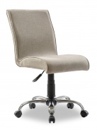 Čalouněná židle na kolečkách Cavalos - béžová