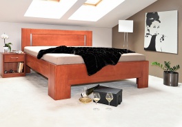Masivní postel s úložným prostorem Hollywood 1 - 160/180 x 200cm - výběr odstínů