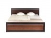 Manželská postel Forrest 160x200cm - ořech tmavý/dub milano