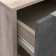 Noční stolek Pamplona - dub nelson/beton