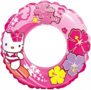 Nafukovací kruh Hello Kitty 61cm - kytičky