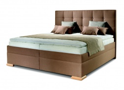 Čalouněná manželská postel BOX SPRING Jameson 160/180x200cm - výběr potahu
