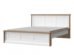Manželská postel 160x200cm Artis - bílá/ořech pacific