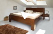 Masivní postel s úložným prostorem K-design 3 - 160/180 x 200cm - výběr odstínů