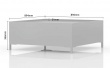 Konferenční stolek Orfea - rozměry