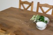 Dřevěný selský stůl 90x160 MES 13 A s hladkou deskou - K02