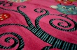 kusový koberec růžový