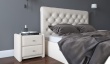 Čalouněná postel s úložným prostorem BEATRICE 180x200cm - béžová