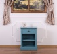 Noční stolek Moric 478 - modrá patina
