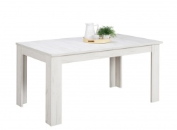 Jídelní stůl s rozšířením 160x90cm Frankie - dub bílý