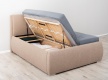 Čalouněná postel AVA Eamon 160x200cm s úložným prostorem