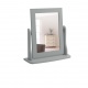 Toaletní stolek se zrcadlem Baroko - tmavě šedá