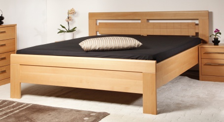 Masivní postel s úložným prostorem  Arleta 3 - 160/180 x 200cm - výběr odstínů