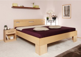 Masivní postel s úložným prostorem Varezza 6A (v.44) - 160/180 x 200cm - výběr odstínů