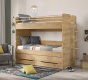 Patrová postel s přistýlkou, úložným prostorem a žebřík Cody Modular - v prostoru
