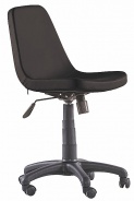 Otočná kancelářská židle na kolečkách Comfy - černá