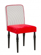 Dětská židle Hook - červená/bílá/černá
