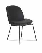 Koženková židle Falko - černá