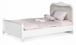 Dětská postel 100x200 Luxor - bílá/růžová