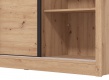 2D šatní skříň s posuvnými dveřmi a zrcadlem 245 Debby - detail