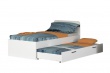 Studentská postel 90x200 se zásuvkou Jarek - bílá