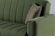 Rohová sedací souprava, rozkládací s úložným prostorem Verde - detail