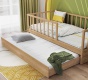 Dětská postel 100x200cm se zábranami a zásuvkou Cody - detail