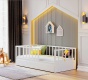 Dětská postel 100x200cm se zábranami + zásuvka 90x190cm Fairy - v prostoru