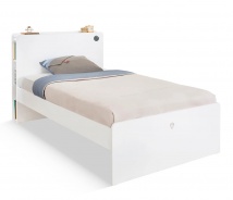 Studentská postel 120x200cm Pure - bílá