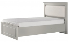 Studentská postel 120x200 s výklopným úložným prostorem Esme - šedá