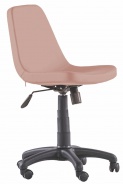 Otočná kancelářská židle na kolečkách Comfy - růžová