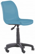 Otočná židle na kolečkách Common - modrá