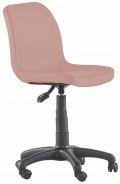 Otočná židle na kolečkách Common - růžová