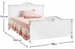 Studentská postel Carmen 120x200cm - rozměry