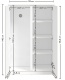 Šatní skříň Pure Modular - rozměry vnitřního prostoru