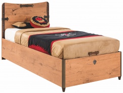 Dětská postel Jack 90x190cm s úložným prostorem - dub lancelot