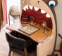 Psací stůl ve tvaru žraloka Jack - detail