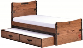 Dětská postel Jack 100x200cm se zásuvkou - dub lancelot
