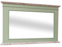 Koupelnové zrcadlo Ava 138B - zelená/hnědá